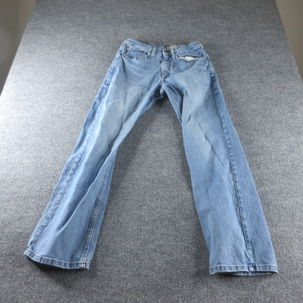 Wrangler‎ Jeans Mens 29x30 Blue Relaxed Boot Cut Light Wash Denim Workwear